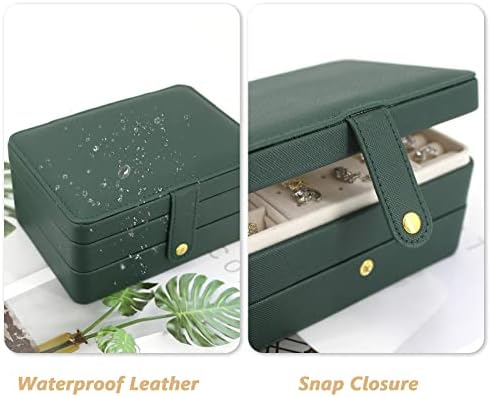 KOOAAICCHI Small Travel Jewelry Organizer Portable Jewelry