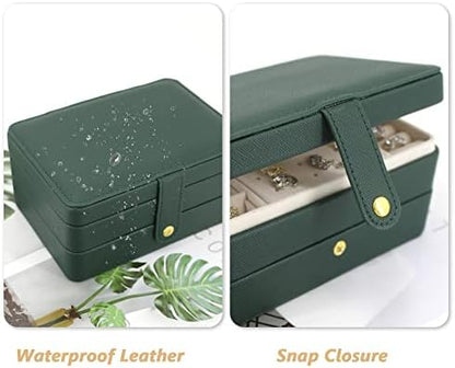 KOOAAICCHI Small Travel Jewelry Organizer Portable Jewelry