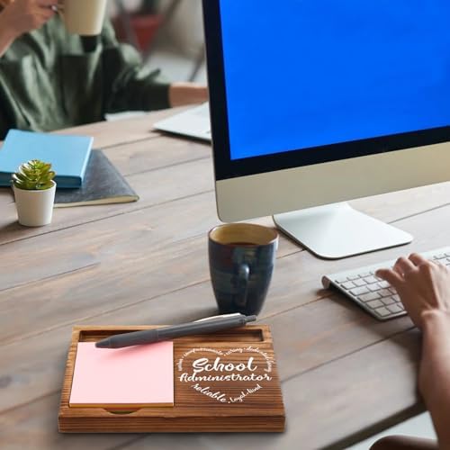 School Administrator Gifts Self-Stick Note Pad Holders