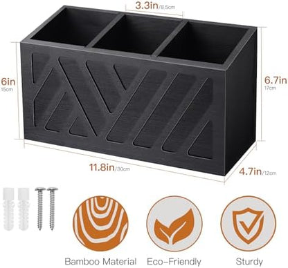 MINCORD Kitchen Utensil Holder with 3 Compartments
