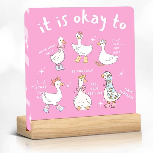 Cute Goose Motivational Gift for Women Coworker Friends Acrylic Sign