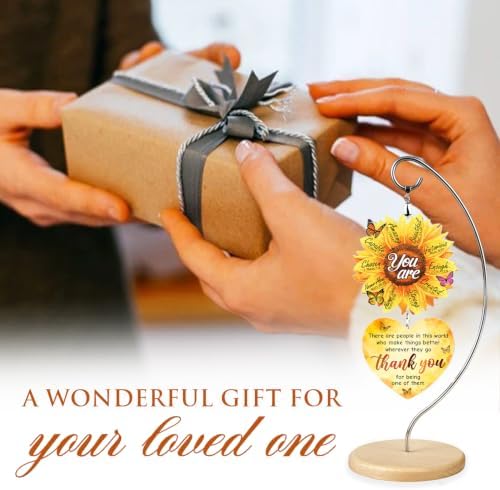 Sunflower Gifts for Women - Christian Inspirational Desk Decor, You
