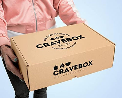 CRAVEBOX Healthy Snack Box (35 Count) Halloween Variety Pack Care