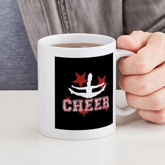 CafePress Cheerleader Black And Red Mugs 11 oz (325 ml) Ceramic Coffee