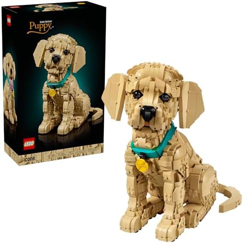 LEGO Icons Golden Retriever Puppy 11384