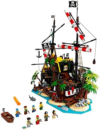 LEGO Ideas Pirates of Barracuda Bay 21322 Building Kit, Cool Pirate