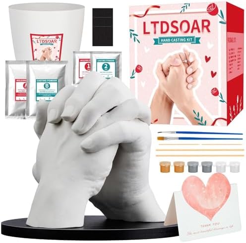 LTDSOAR Hand Casting Kit for Couples & Family with Practice Kit with