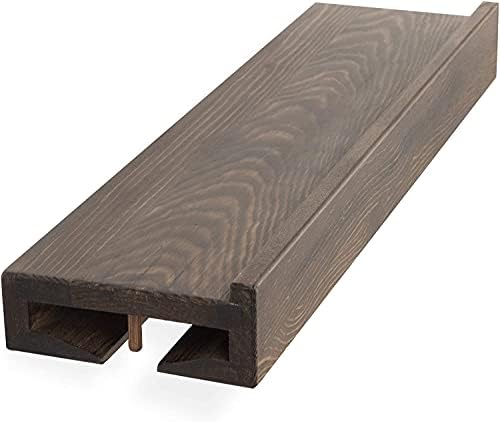 Rustic State Smith Wall Mounted Wood Floating Wine Bottle Rack with