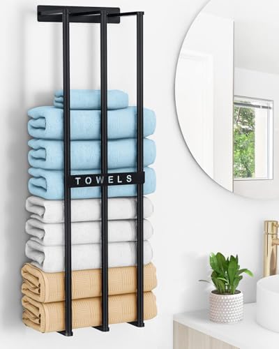 Bethom Towel Racks for Bathroom, Towel Storage Holder Space Saving