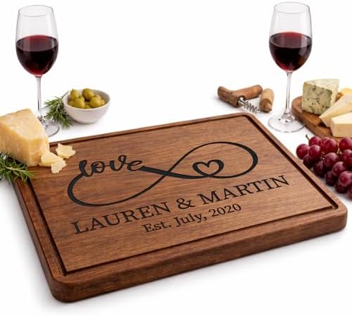 Personalized Cutting Board for Couples 2026, Wedding, Engagement Gifts
