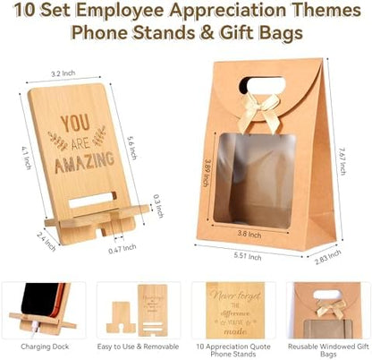 60 PCS/10 Sets Teacher Employee Appreciation Gifts Bulk – Thank You