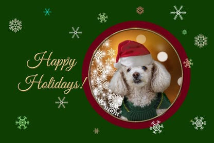 CafePress Happy Holidays Toy Poodle Mugs 20 oz Ceramic Coffee Mega Mug