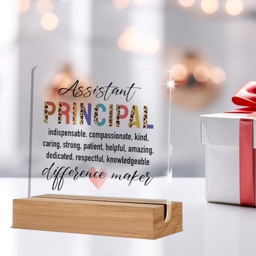 Assistant Principal Appreciation Gifts for Women Men, Thank You Gifts
