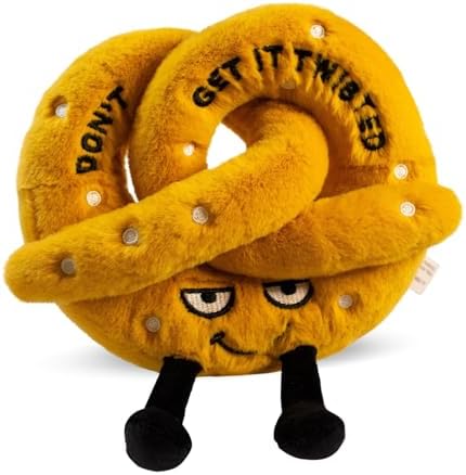 Punchkins Pretzel Plushie - Don't Get It Twisted Sassy Pretzel Plush