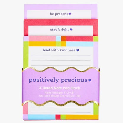 VOTUM Lined Notepad Set for Teachers, 3 Tiered Writing Pads with