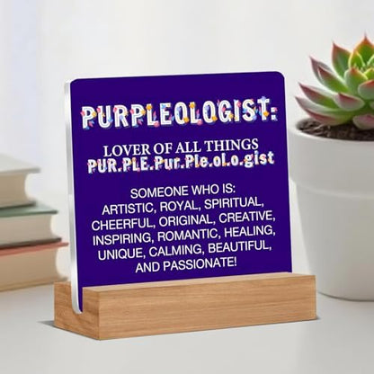 Purple Gifts for Women Men, Birthday Gifts for Mom Sister Friends