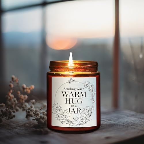 Sending Hug Gifts for Women Men - Warm Hug Candle - Relaxation Get