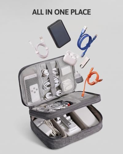 OrgaWise Electronics Travel Organizer, Three-Layer Tech Case