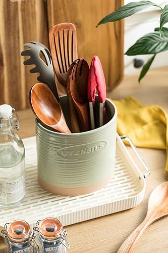 YHOSSEUN Kitchen Utensil Holder, Ceramic Utensil Holder for Kitchen