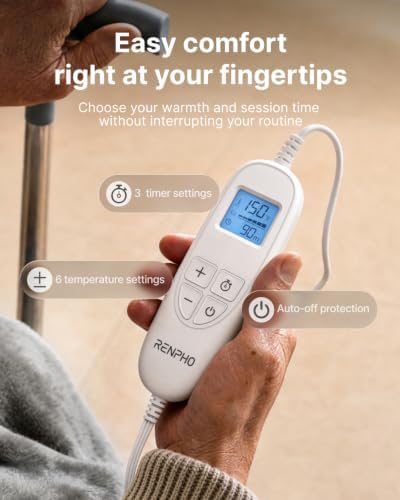 RENPHO Heating Pad for Back, Christmas Gift for Women, FSA Eligible