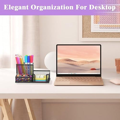 SUPEASY Pen Holder Desk Organizer, Office Supplies Pencil Holder with
