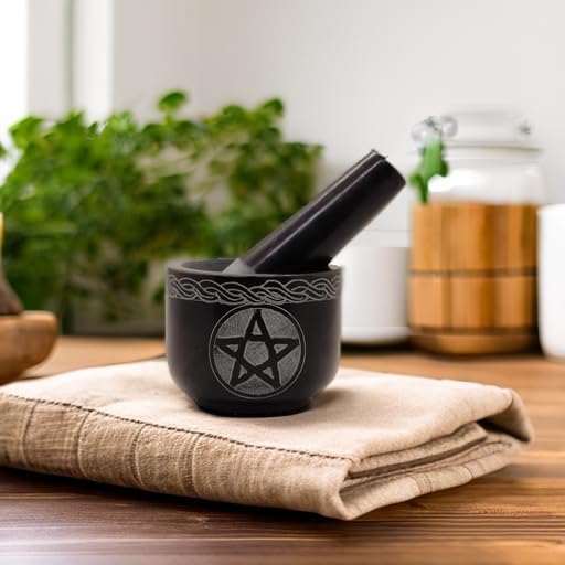 Mortar and Pestle Set, Black