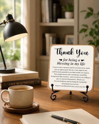 ONDTOM Thank You Gifts for Women Men Friends Mom, Thank You for Being