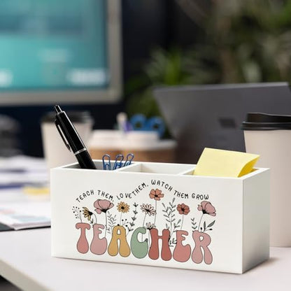 Teacher Appreciation Pen Pencil Utensil Holder for Women