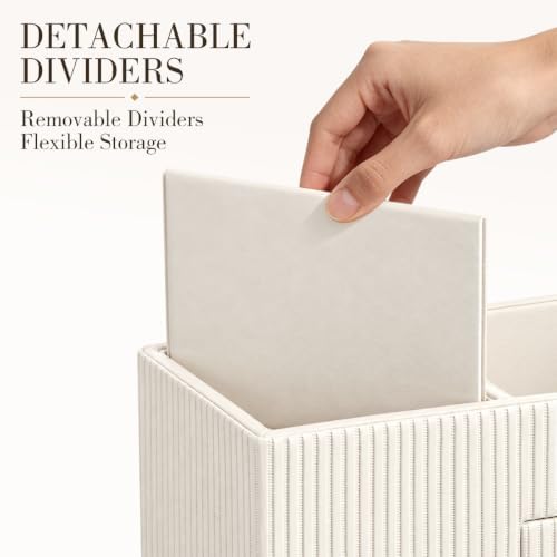 Desk Organizer with Drawer,Pencil Pen Holder for Desk,Sticky Note