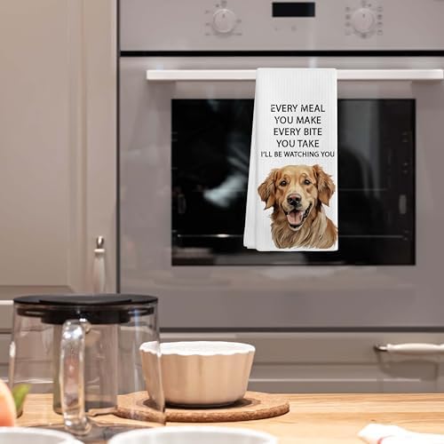 Golden Retriever Gifts Kitchen Towel 16"x24" ‘Every Meal You