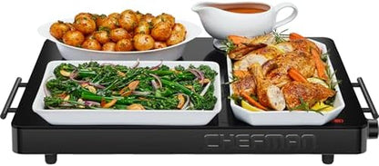 Chefman Electric Warming Tray with Adjustable Temperature Control