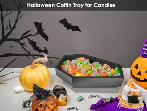 14.2'' Coffin Charcuterie Boards, Trick or Treat Halloween Serving