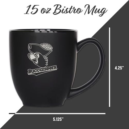 Rico Industries NCAA unisex-adult NCAA BIS 15oz Laser Engraved Bistro