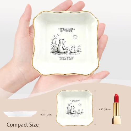 Inspirational Trinket Dish, Encouragement Gift Christmas Stocking
