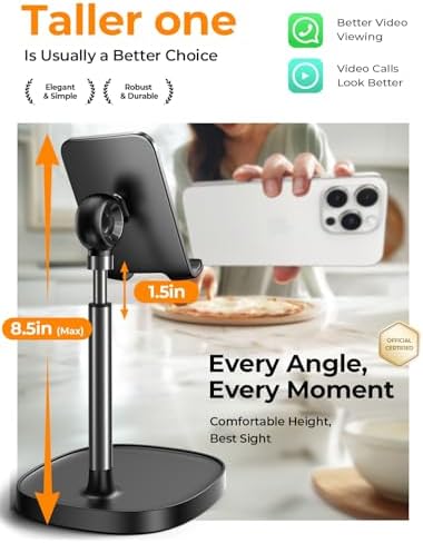LISEN Cell Phone Stand Phone Holder for Desk, Office Decor Gadgets for