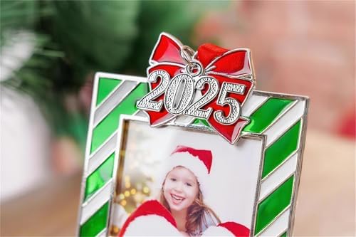 FKOG 2026 Picture Frame Christmas Ornament, Family Senior Sports