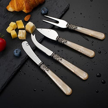 REVERIE Collection 4-piece Stainless Steel Butter Spreader Cheese