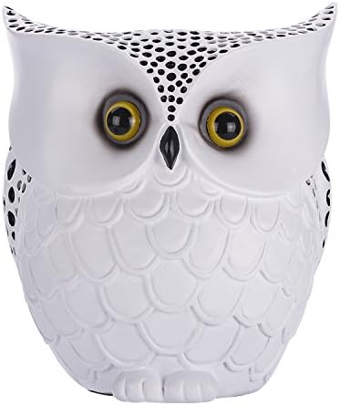 Owl Pen Holder, Owl Pen Pencil Container Carving Brush Pot Brush