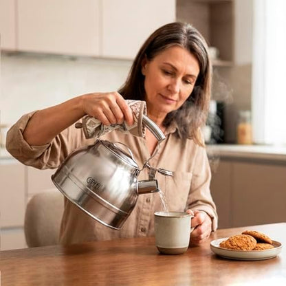 GIPFEL INTERNATIONAL Whistling Tea Kettle Stovetop - Food Grade