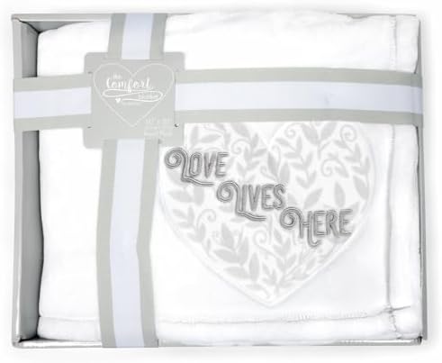 Pavilion Gift Company - Love Lives Here - Royal Plush 320 GSM Soft