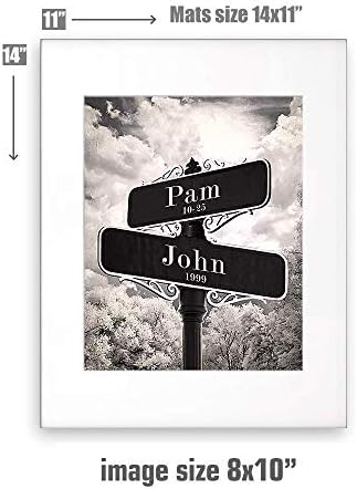 BOTTEGAARTS Lovers Crossroads Street Sign Art Unique Personalized