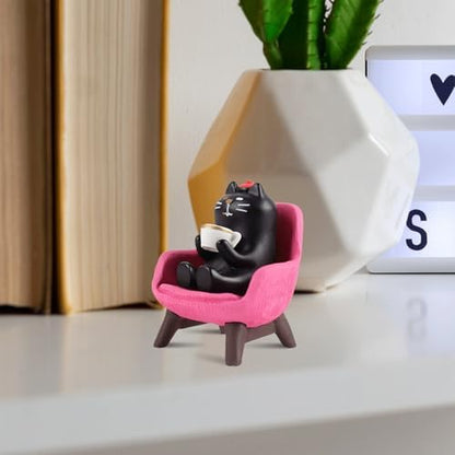 Cat Figurines Desk Decor Cat Gifts for Women Cat Lovers Gifts Cute