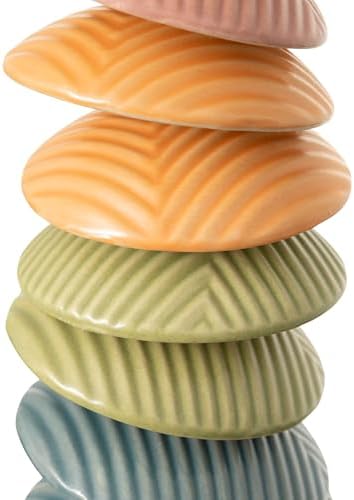 Woodstock Chimes Ceramic Disc Chime 26" Rainbow Wind Chime for