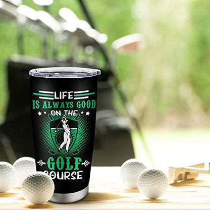 Golf Gifts for Men, Golf Birthday Accessories Tumbler (20oz)