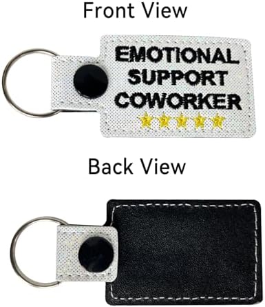 Coworker Gifts: Emotional Support Keychain for Work Bestie & Christmas