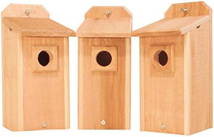 3 Cedar Bluebird Houses
