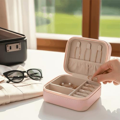 36 Pack Travel Jewelry Case Bulk, 6 Color4×4×2 in Mini Portable