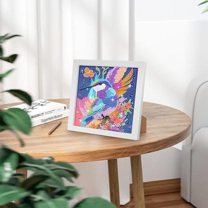 Bowetile Hummingbird 5D Diamond Art Kits for Adults Beginners with