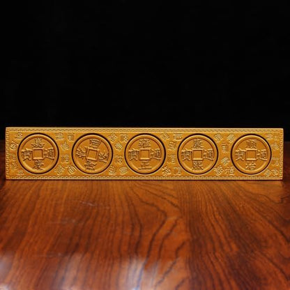 menfez Handmade Brass Paperweight Sculpture for Men's Office Desk&man