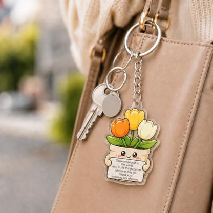 Inspirational Gifts Bulk for Women Teens Staff Positive Keychains